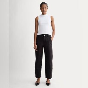 Everlane The Utility Barrel Pant- Black- 0